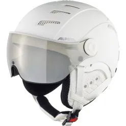 Alpina Jump 2.0 Skihelm Mit Visier White Matt Damen, Herren
