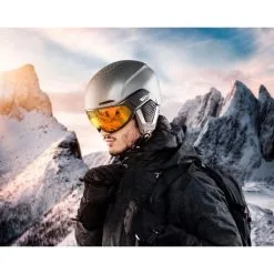 Alpina Oro QV Mips Sporthelm Gunmetal Matt Damen, Herren -Ski Verkaufsgeschäft alpina oro qv mips a9245231 gunmetal matt 04 gross