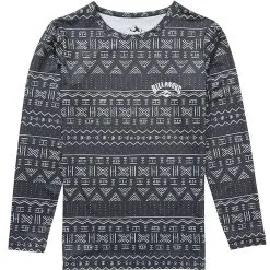 Billabong Warm Up Tech Tee Larngarmshirt Wandering Black Damen