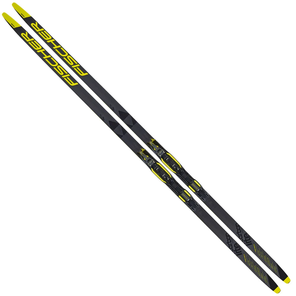 Fischer Carbonlite Classic Langlaufset Black/Yellow Kinder 3 Fischer Carbonlite Classic Langlaufset Black/Yellow Kinder