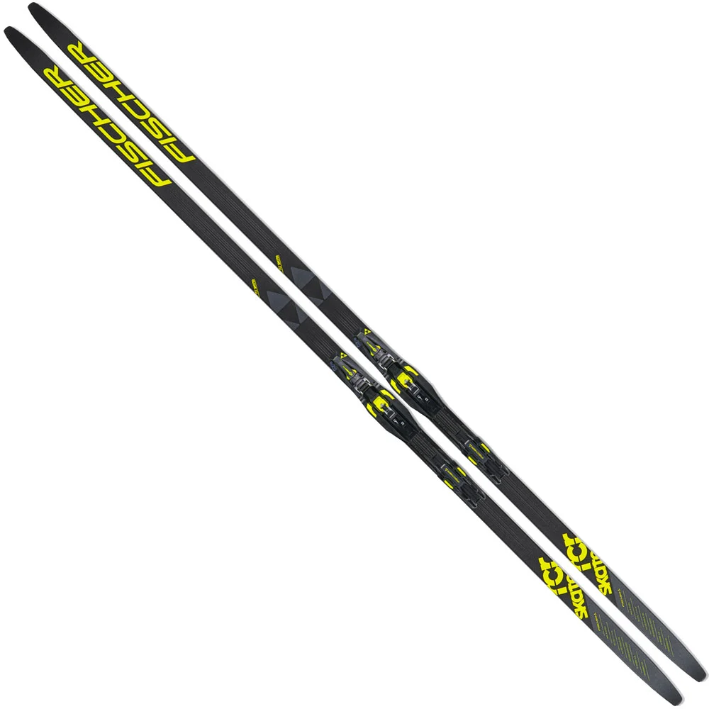 Fischer RCR Skate Medium Langlaufski Black/Yellow Damen, Herren 3 Fischer RCR Skate Medium Langlaufski Black/Yellow Damen, Herren