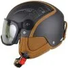 HMR H1+VTFS10 Leather Elegance Heritage Wintersport-Helm Brown Savage/Photochromic Silver Damen, Herren -Ski Verkaufsgeschäft hmr h1 leather skihelm brown savage h1 241 gross 1280x1280