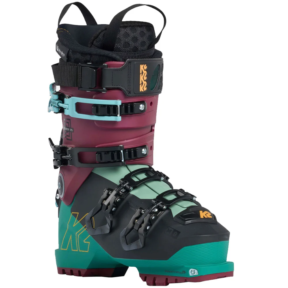 K2 Mindbender 115 Skischuhe Black/Burgundy/Green Damen 4 K2 Mindbender 115 Skischuhe Black/Burgundy/Green Damen – Bild 2