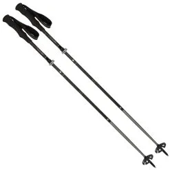 Komperdell Carbon FXP4 Expedition Vario Faltstöcke Schwarz/Silber Damen, Herren