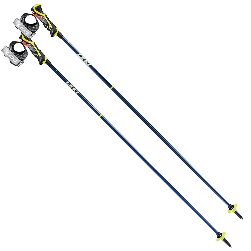 Leki Carbon 14 3D Skistöcke Blue Metallic/Neonyellow Damen, Herren 3 Leki Carbon 14 3D Skistöcke Blue Metallic/Neonyellow Damen, Herren