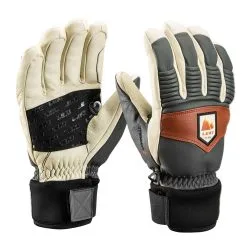 Leki Patrol 3D Skihandschuhe Graphit/Off White/Maroon Damen, Herren