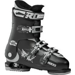Roces Idea Free Skischuhe Black/Silver Kinder