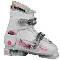 Roces Idea Up Skistiefel White/Deep Pink Kinder