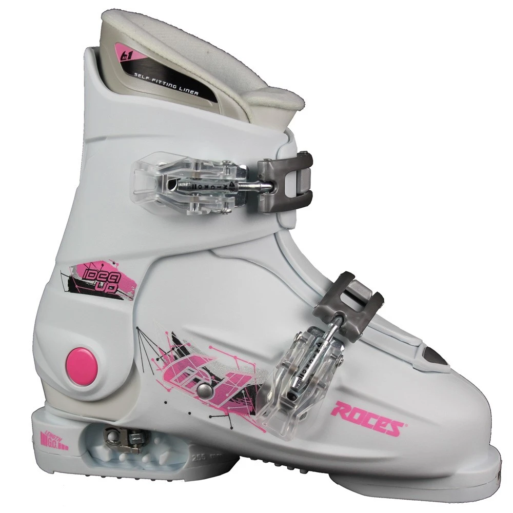 Roces Idea Up Skistiefel White/Deep Pink Kinder 3 Roces Idea Up Skistiefel White/Deep Pink Kinder