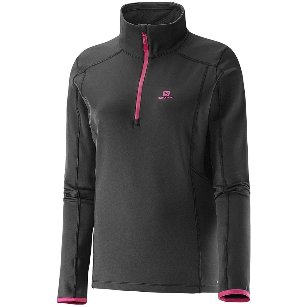 Salomon Discovery Active Half-Zip Fleecepullover Black/Black Damen 3 Salomon Discovery Active Half-Zip Fleecepullover Black/Black Damen