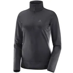 Salomon Discovery Half-Zip Funktionsshirt Black Damen