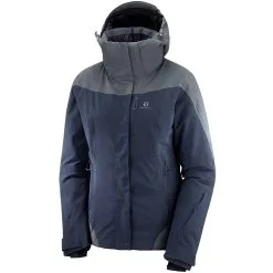 Salomon Icerocket Skijacke Night Sky/Ebony Damen -Ski Verkaufsgeschäft salomon icerocket jacket lc12149 02 grossaFwQHuPJo3J1r