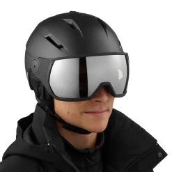 Salomon Pioneer Visor Skihelm Black/Silver Uni Herren 5 Salomon Pioneer Visor Skihelm Black/Silver Uni Herren -Ski Verkaufsgeschäft salomon pioneer visor 408356 black 01 gross