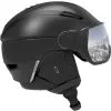 Salomon Pioneer Visor Skihelm Black/Silver Uni Herren -Ski Verkaufsgeschäft salomon pioneer visor 408356 black gross