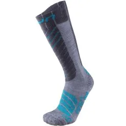 UYN Ski Comfort Funktionssocken Grey/Turquoise Damen