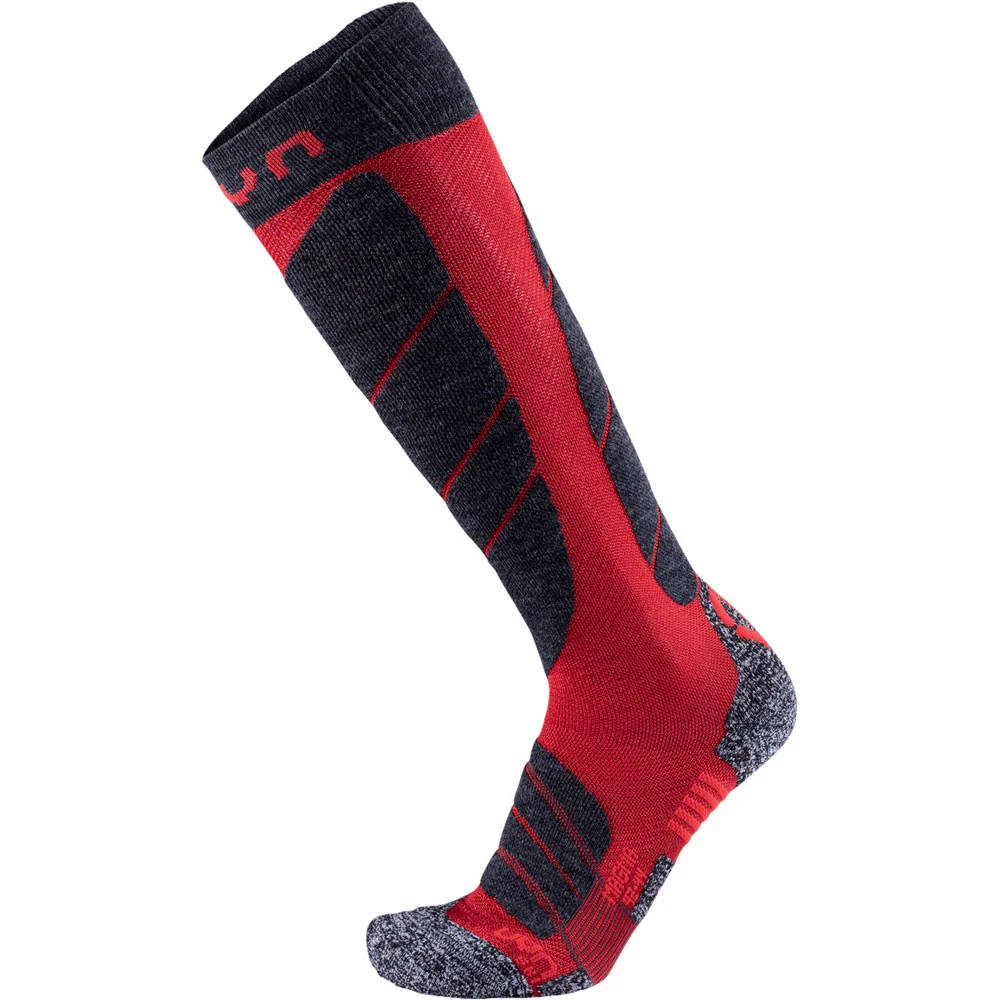 UYN Ski Magma Skisocken Dark Red/Anthracite Herren 3 UYN Ski Magma Skisocken Dark Red/Anthracite Herren