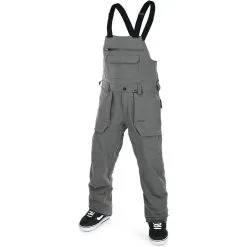 Volcom Roan Bib Skihose Dark Grey Herren -Ski Verkaufsgeschäft volcom roan bib overall g1352306 dgr 02 grossjomnmvxGtxFfp